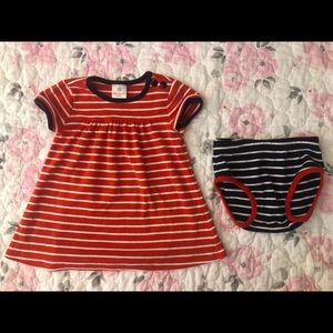 Hannah Andersson Infant Girl Dress and Bloomers